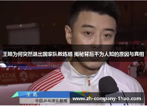 王皓为何突然退出国家队教练组 揭秘背后不为人知的原因与真相 王皓为何突然退出国家队教练组 揭秘背后不为人知的原因与真相